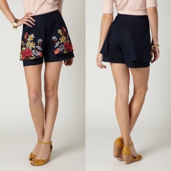 Anthropologie Pants - NEW Anthropologie Elevenses Wild Garden Culottes